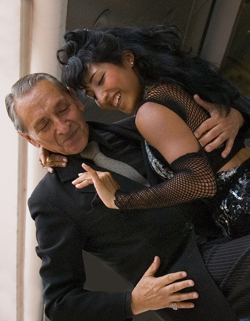 In a Whirlwind of a Tango Series. Avenida Florida , Buenos Aires, Argentina