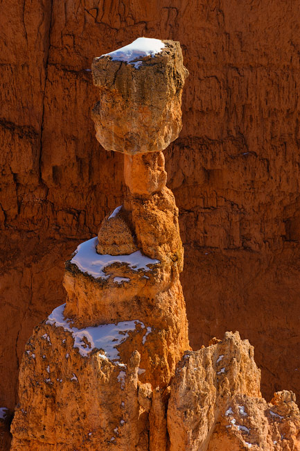 Thor's Hammer Close-up. Bryce Canyon National Park, Utah, USA.