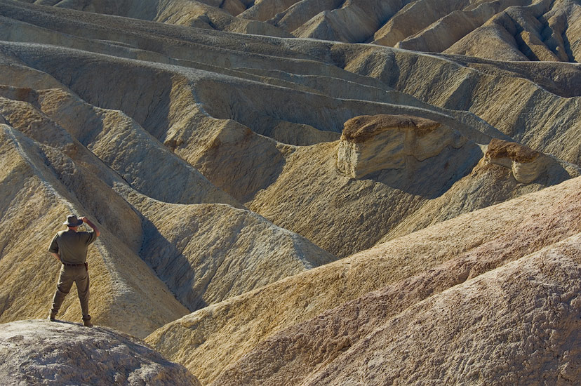 Self. Zabriskie Point, Death Valley National Park, California, USA. - Death-Valley-National-Park-California-USA - Mike Reyfman Photography