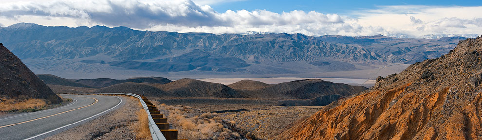 View toward Panamint Valley from California State Route 190. Death Valley National Park, California, USA. - Death-Valley-National-Park-California-USA - Mike Reyfman Photography