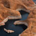 Mouth of the Anasazi Canyon. Glen Canyon NRA, Lake Powell, Utah/Arizona, US. Aerial. - Lake-Powell-Aerial-Abstracts-Arizona-USA - Mike Reyfman Photography