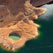 Natural Pool. Glen Canyon NRA, Lake Powell, Utah/Arizona, US. Aerial. - Lake-Powell-Aerial-Abstracts-Arizona-USA - Mike Reyfman Photography
