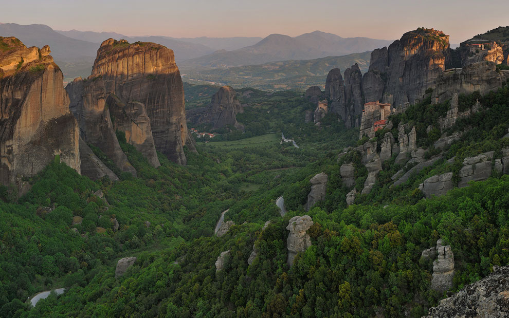 Sunrise at Meteora, Thessaly, Greece