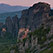 Monasteries of Meteora  at dawn. Thessaly, Greece - Meteora-Monasteries-Greece - Mike Reyfman Photography