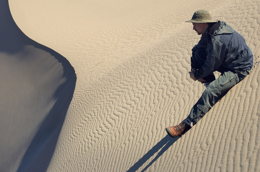 Sandbox for Men. Gleb Tarassnko. Mesquite Flats Sand Dunes, Death Valley National Park, California, USA.  - SandboxForMen-Death-Valley-NP-California-USA - Mike Reyfman Photography