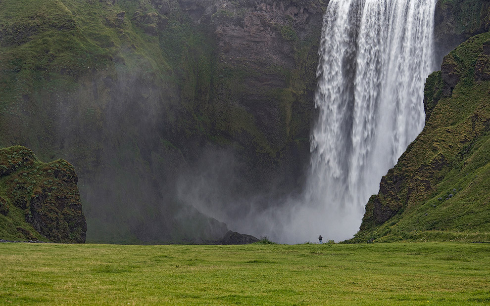 One on One. Skogafoss, Southern Iceland.