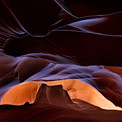 Upper Antelope Canyon. The Light Play. Arizona, USA