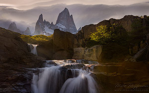 Fitzroy Massif, Cerro Torre Massif and Perito Moreno Glacier.  Los Glaciares National Park, Patagonia, Argentina - Landscape, Nature and Cityscape Photography - Mike Reyfman Photography - Fine Art Prints, Stock Images, Nature Abstracts