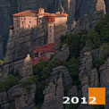 Suspended in the Air. Meteora Monasteries. Meteora, Thessaly, Greece - Landscape, Nature and Cityscape Photography - Mike Reyfman Photography - Fine Art Prints, Stock Images, Nature Abstracts