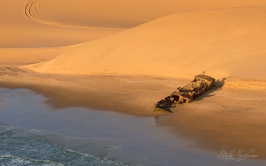SCW_091_10N4615 Shawnee Shipwreck. Namib Skeleton Coast National Park, Namibia