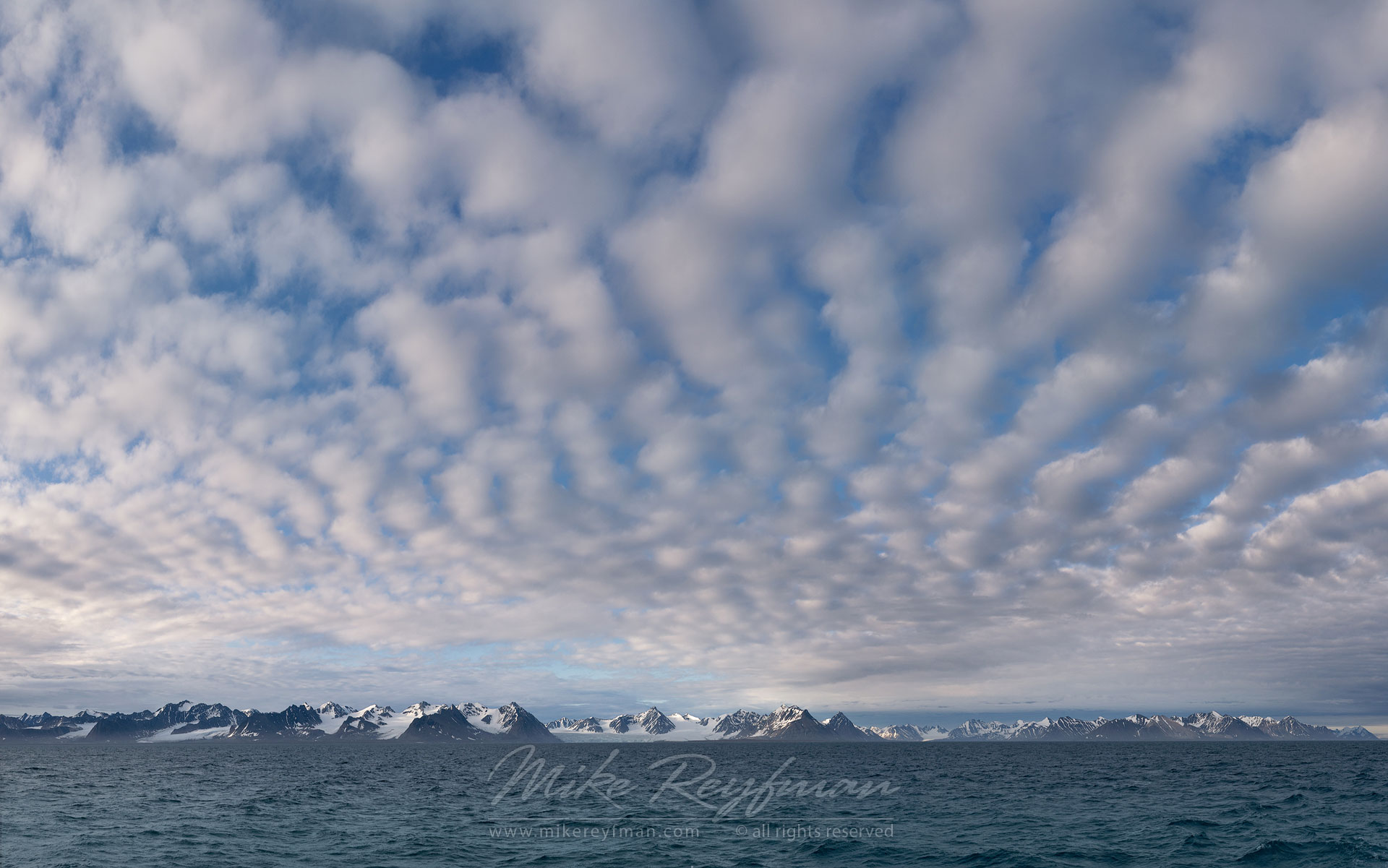Svalbard Sky at Forlandsundet, Spitsbergen, Svalbard, Norway. - Arctic-Landscape-Svalbard-Spitsbergen-Norway - Mike Reyfman Photography