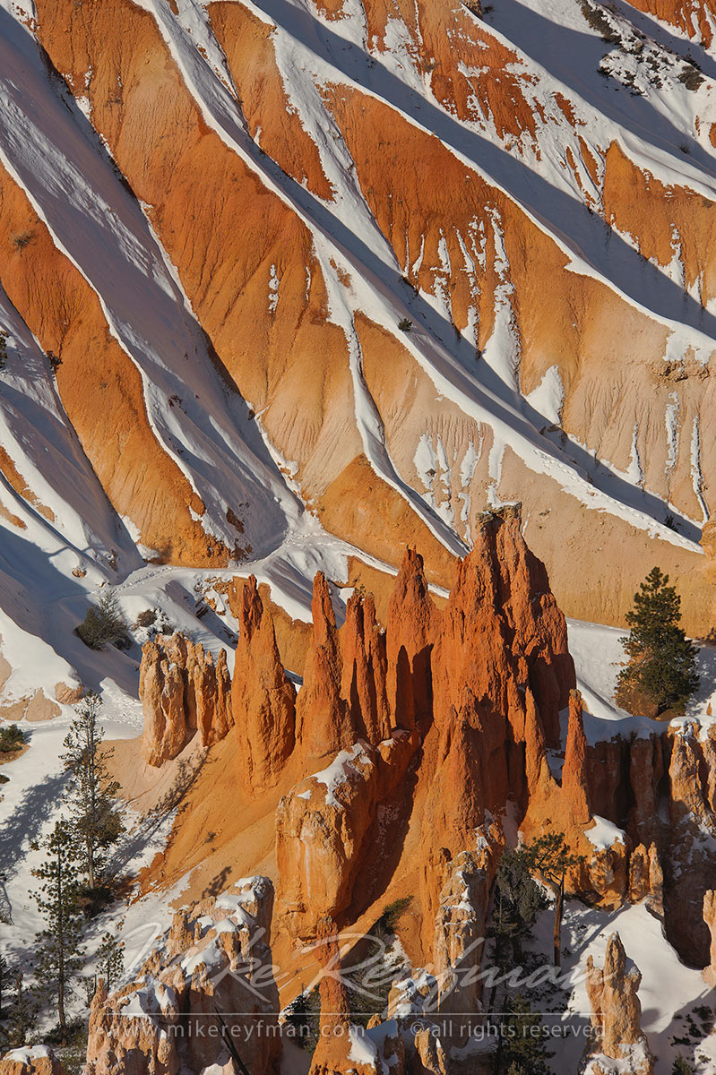 Winter Castles. Bryce Canyon National Park, Utah, USA. - Bryce-Canyon-National-Park-Utah-USA - Mike Reyfman Photography