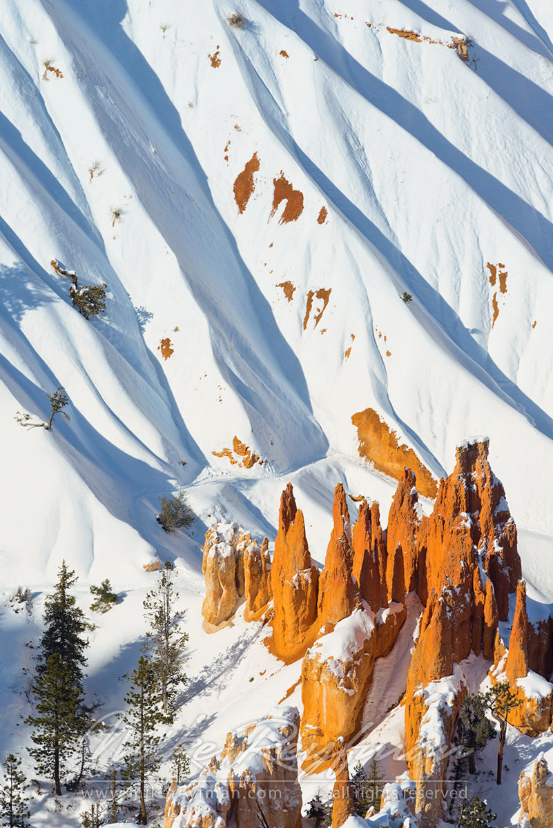 Winter Castles III. Bryce Canyon National Park, Utah, USA. - Bryce-Canyon-National-Park-Utah-USA - Mike Reyfman Photography