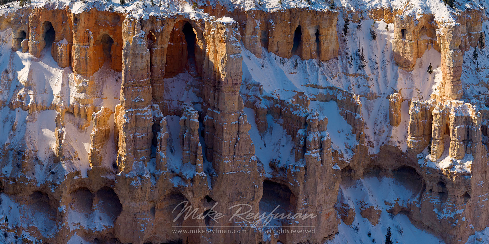Silent City Panorama. Bryce Point. Bryce Canyon National Park, Utah, USA. - Bryce-Canyon-National-Park-Utah-USA - Mike Reyfman Photography