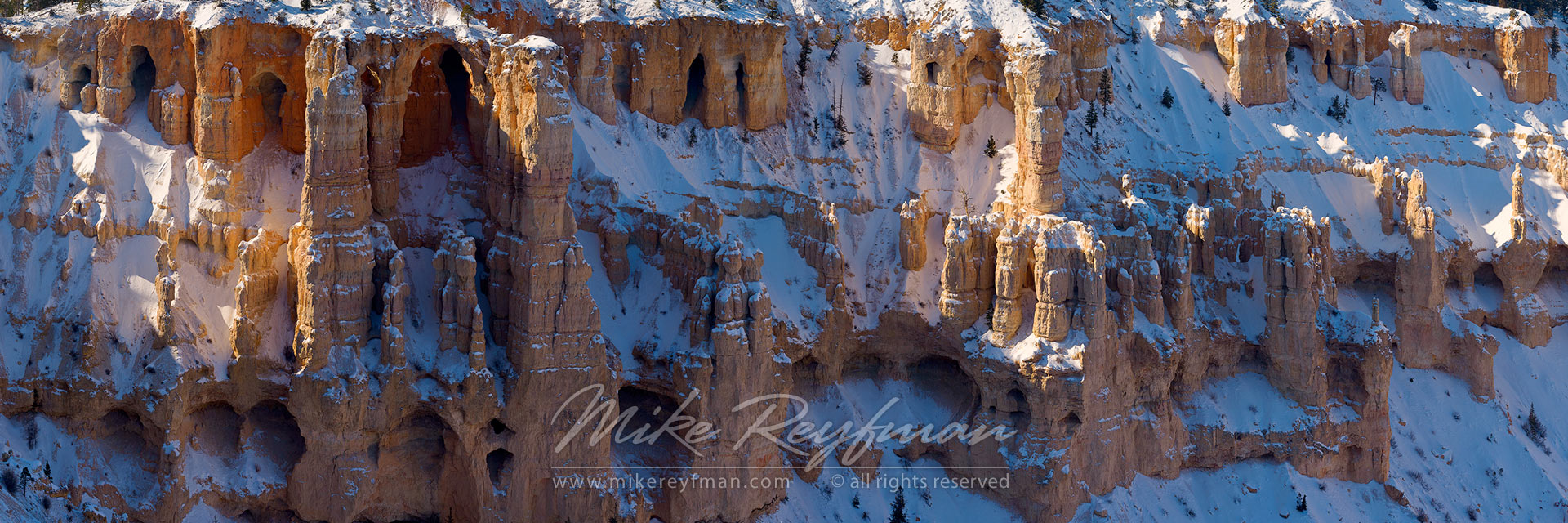 Silent City Panorama II. Bryce Point. Bryce Canyon National Park, Utah, USA. - Bryce-Canyon-National-Park-Utah-USA - Mike Reyfman Photography