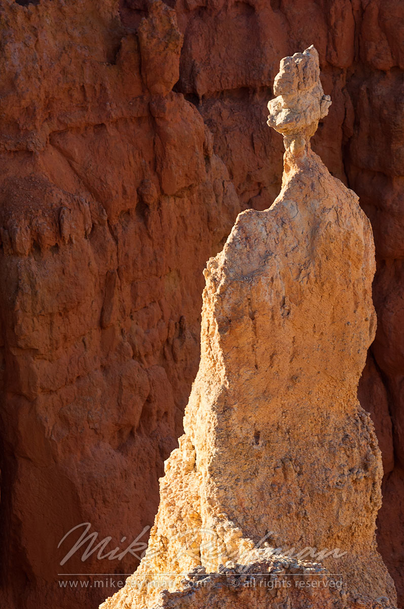 Figure in White. Bryce Canyon National Park, Utah, USA. - Bryce-Canyon-National-Park-Utah-USA - Mike Reyfman Photography