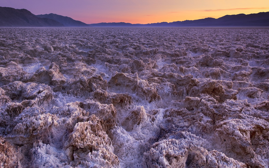  Salt pinnacles at Devils Golf Course. Death Valley National Park, California, USA. - Death-Valley-National-Park-California-USA - Mike Reyfman Photography