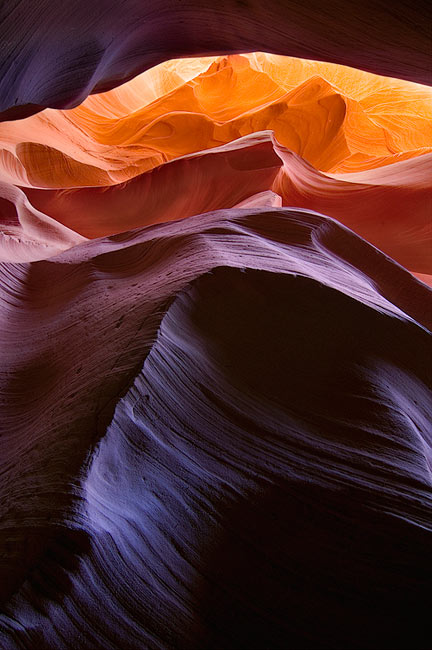 The Way Out. Lower Antelope Canyon, Arizona, USA - Lower-Antelope-Canyon-Arizona-USA - Mike Reyfman Photography
