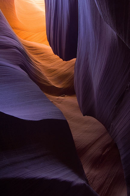 Color Gap. Lower Antelope Canyon, Arizona, USA - Lower-Antelope-Canyon-Arizona-USA - Mike Reyfman Photography