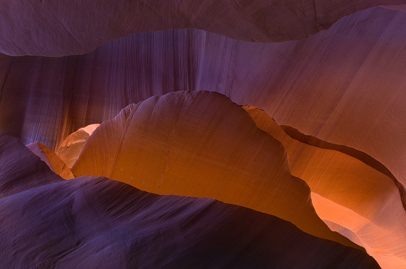 Pastel Landscape. Lower Antelope Canyon, Arizona, USA - Lower-Antelope-Canyon-Arizona-USA - Mike Reyfman Photography