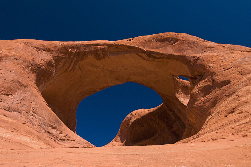 Big arch on the road to Hunt?s Mesa. Monument Valley, Arizona, USA. - Monument-Valley-Agathla-Peak-El-Capitan-Owl-Church-Rock - Mike Reyfman Photography
