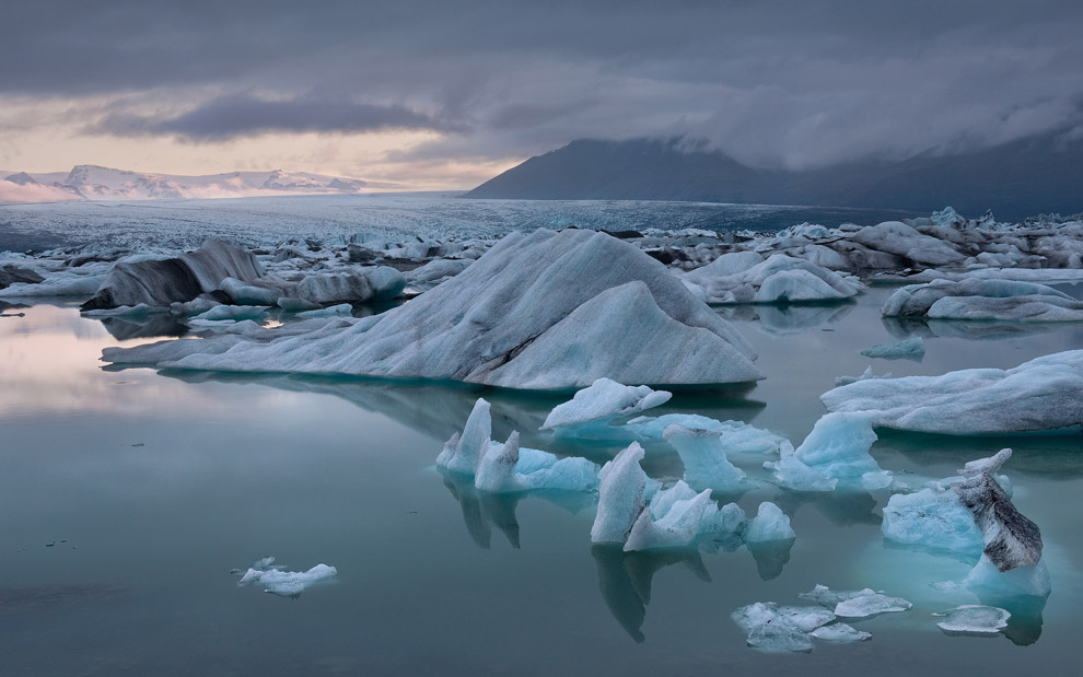 Homage to Rockwell Kent. Jokulsarlon Glacial Lagoon, Iceland. - Gallery-2 - Mike Reyfman Photography