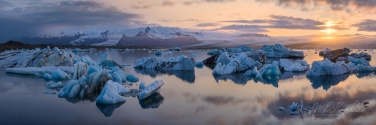 Jokulsarlon-Glacier-Lagoon,-Breiðamerkurjökull-Glacier,-Iceland