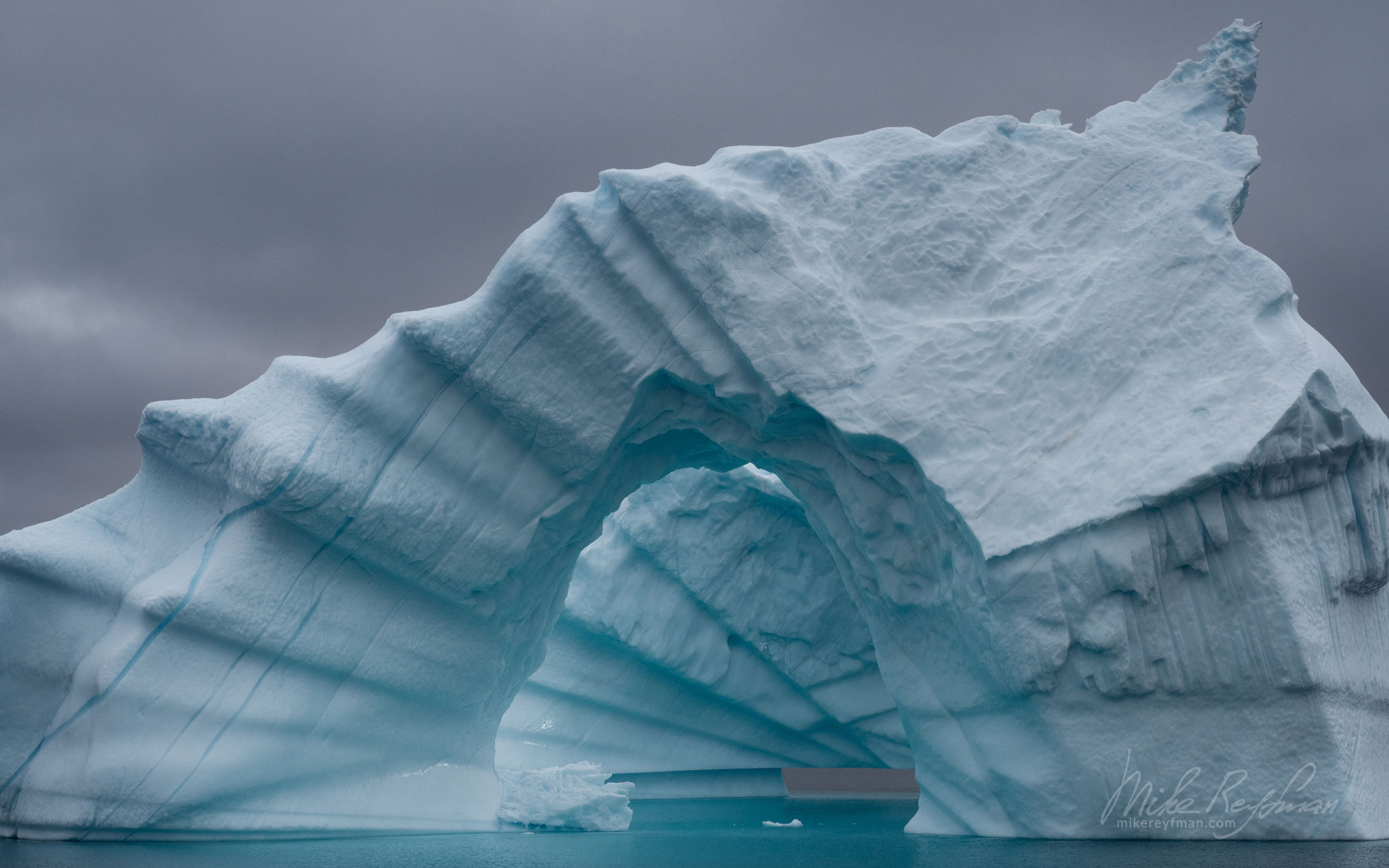 Iceberg in Scoresby Sund. Greenland. 003-GR-SC_50B7597 - The Scoresby Sund fjord system and the settlement of Ittoqqortoormiit. East Greenland. - Mike Reyfman Photography