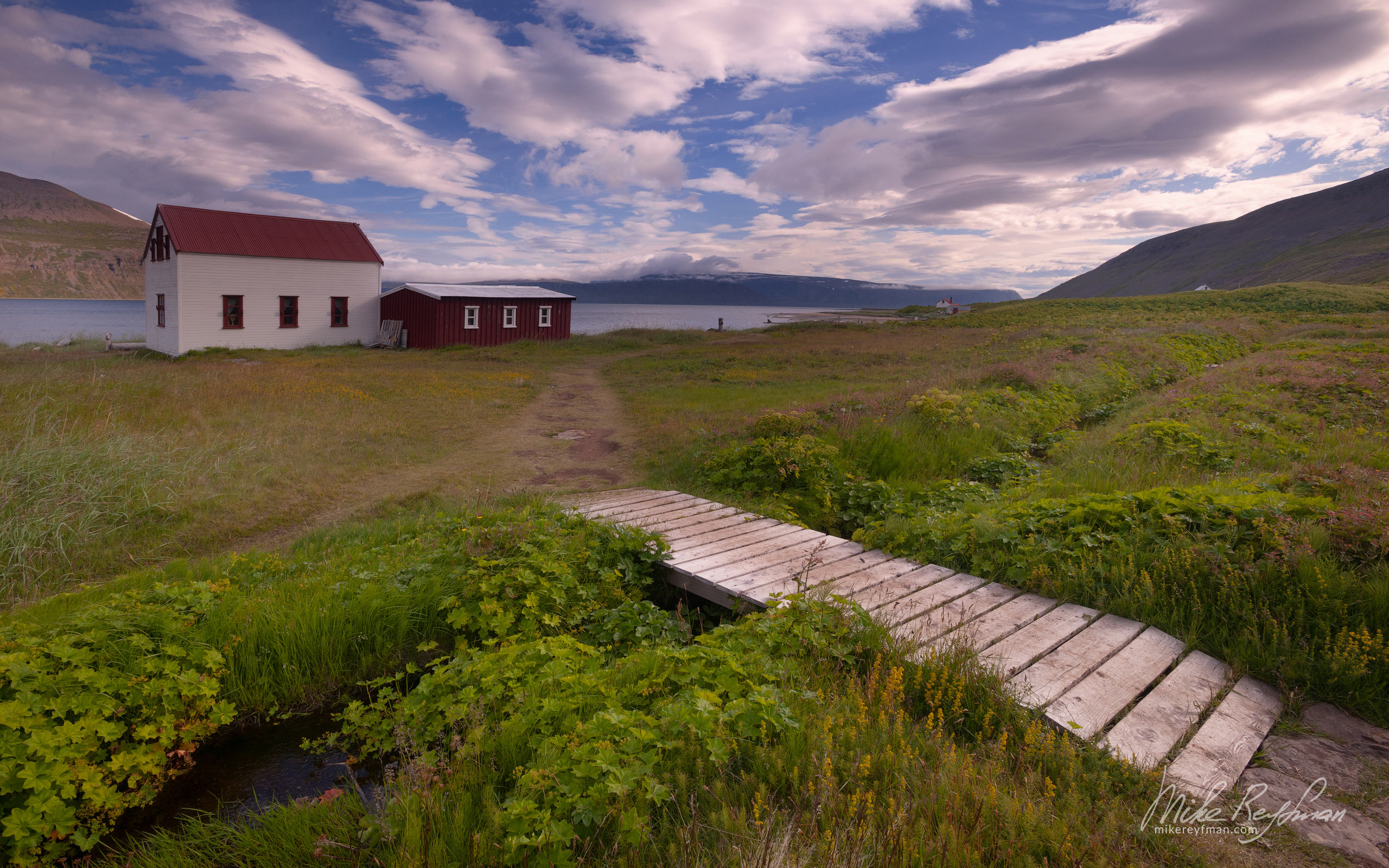 Old Doctor's House in the abandoned village of Hesteyri. Westfjords, Iceland. 098-IC-CL_P3X3614 - Where Lava Meets the Ocean. Iceland coastline. - Mike Reyfman Photography