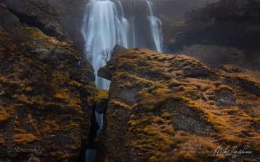 Gljúfrafoss-(The-one-who-lives-in-the-canyon)-waterfall.-Iceland,-South-Region.