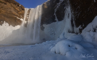 Skogafoss-Waterfall,-Skogar,-Iceland.