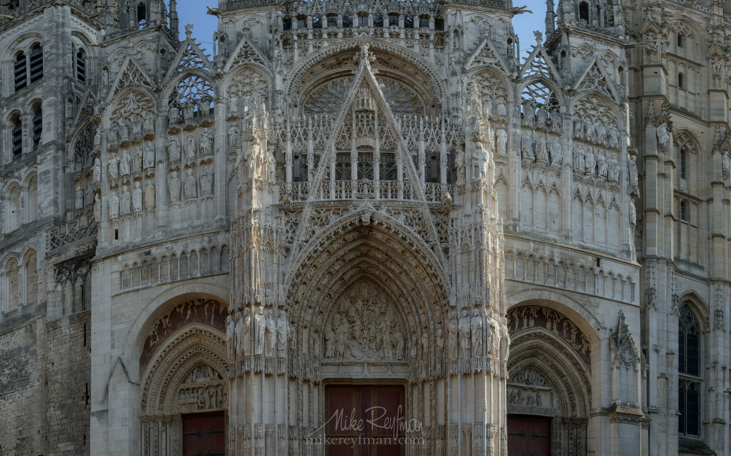 Rouen Cathedral or Cathedral of our Lady of Rouen (Cathédrale de Notre Dame de Rouen). Rouen, Normandy, France FR1-MR50A0447 - Symmetries and Beyond. Random photos. France. - Mike Reyfman Photography