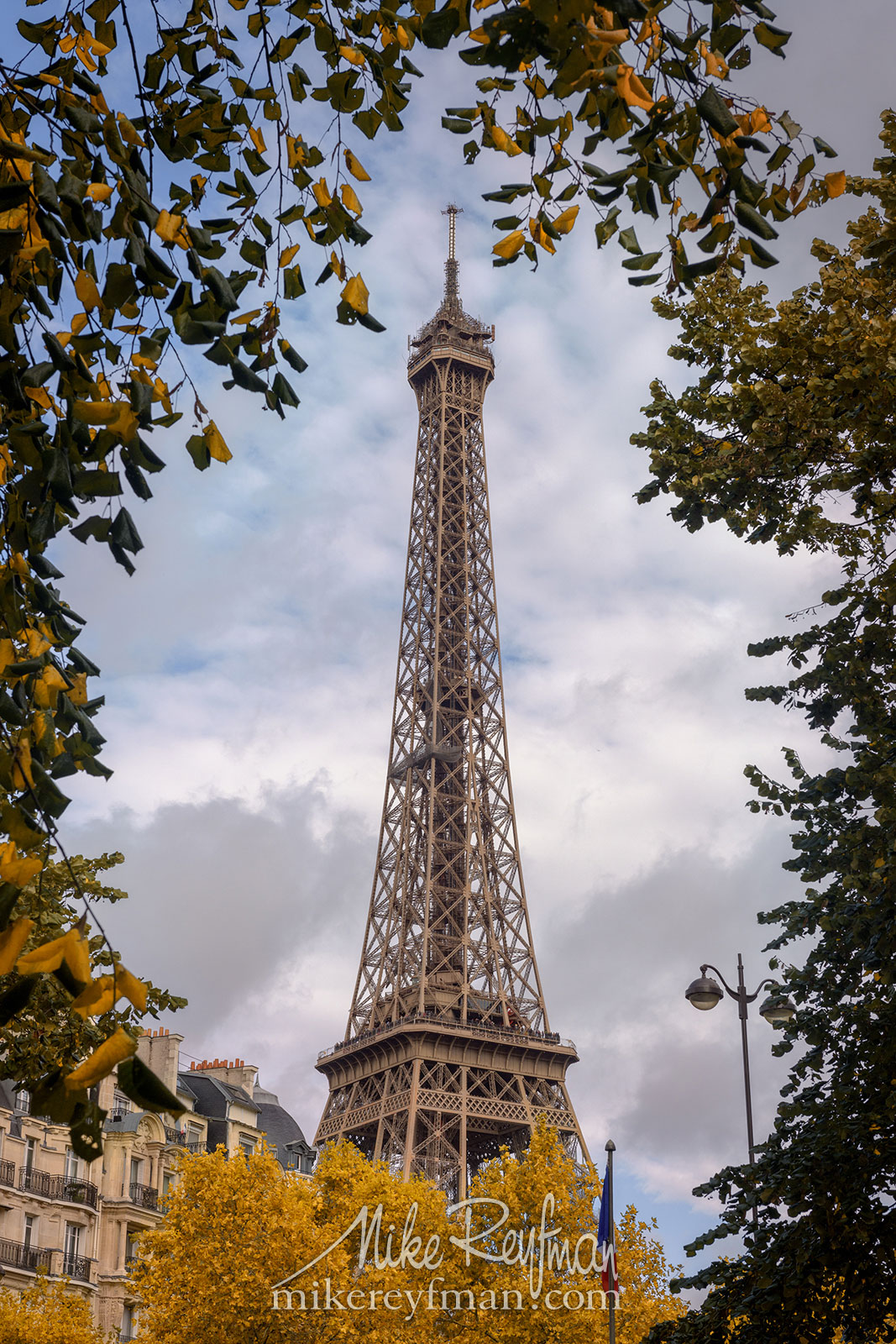 The Eiffel Tower. Champ de Mars, Paris, France FR1-MR50A1698 - Symmetries and Beyond. Random photos. France. - Mike Reyfman Photography