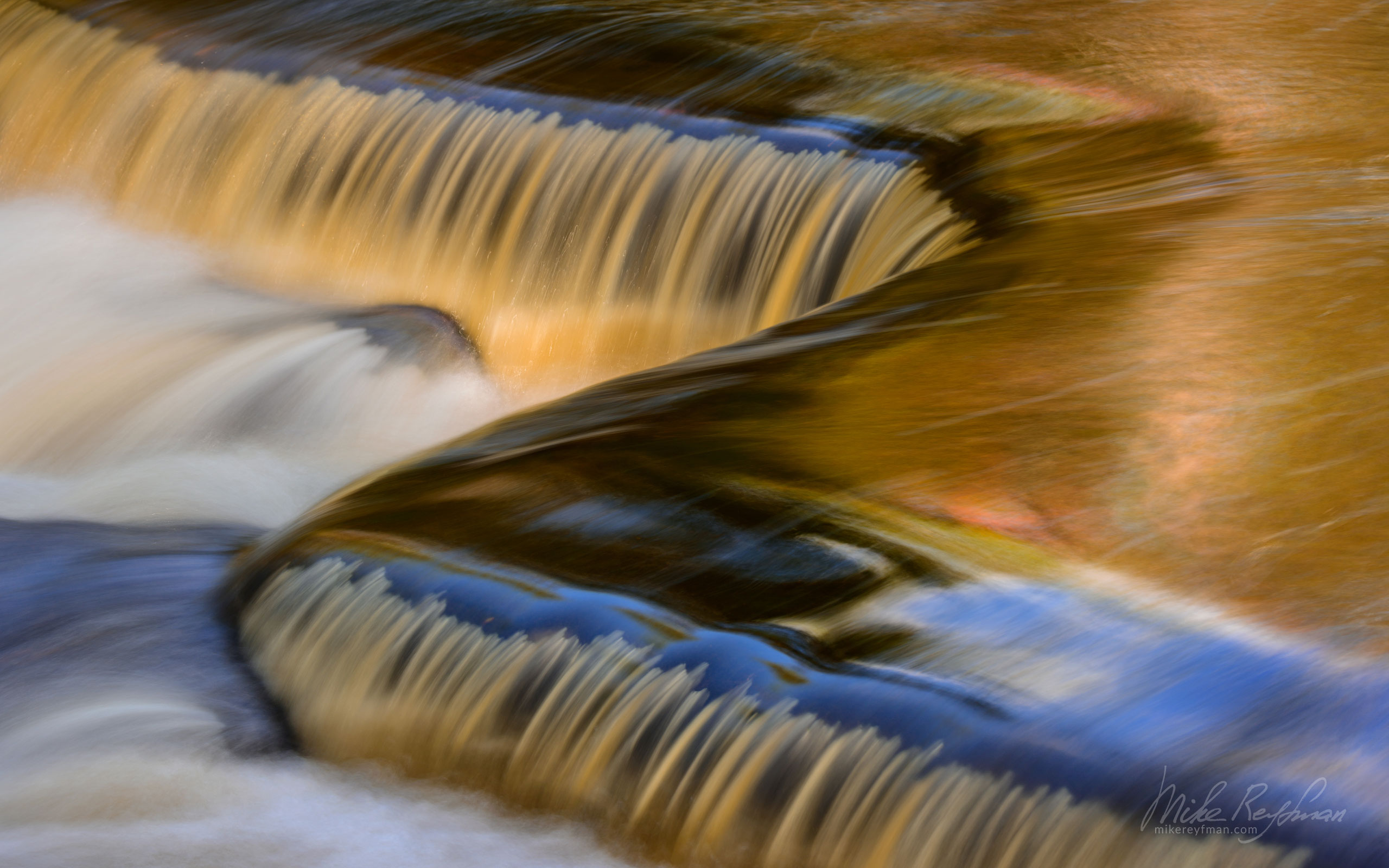 Z-Curve. Bond Falls, Ontonagon River, Upper Peninsula, Michigan, USA. UP-MI_020_ZRA8371 - Michigan's Upper Peninsula - the best destination in US for fall colors. - Mike Reyfman Photography