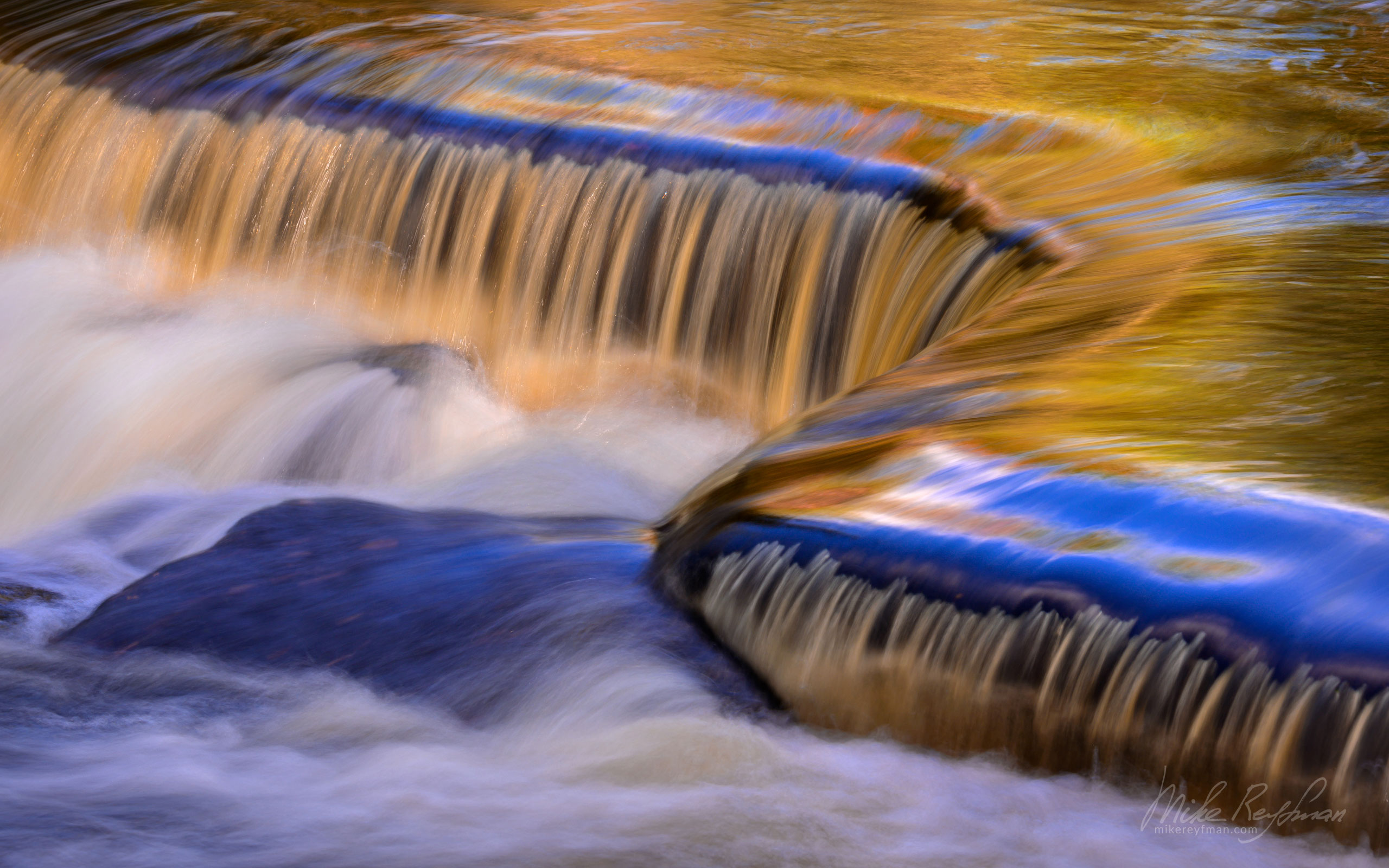 Z-Curve. Bond Falls, Ontonagon River, Upper Peninsula, Michigan, USA. UP-MI_021_ZRA8365 - Michigan's Upper Peninsula - the best destination in US for fall colors. - Mike Reyfman Photography