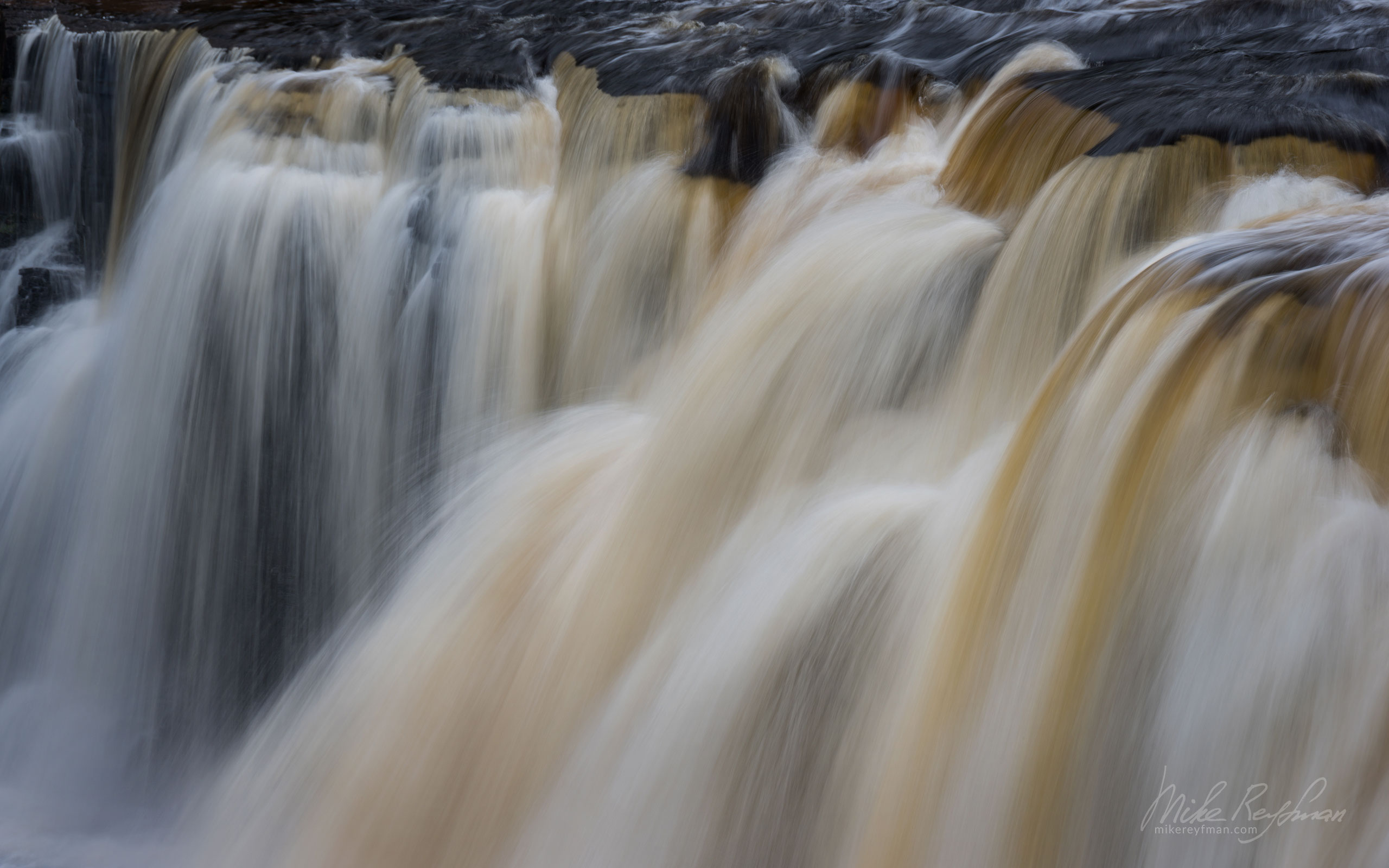 Manabezho Falls, Presque Isle River, Porcupine Mountains, Upper Peninsula, Michigan, USA. UP-MI_042_ZRA7825.jpg - Michigan's Upper Peninsula - the best destination in US for fall colors. - Mike Reyfman Photography