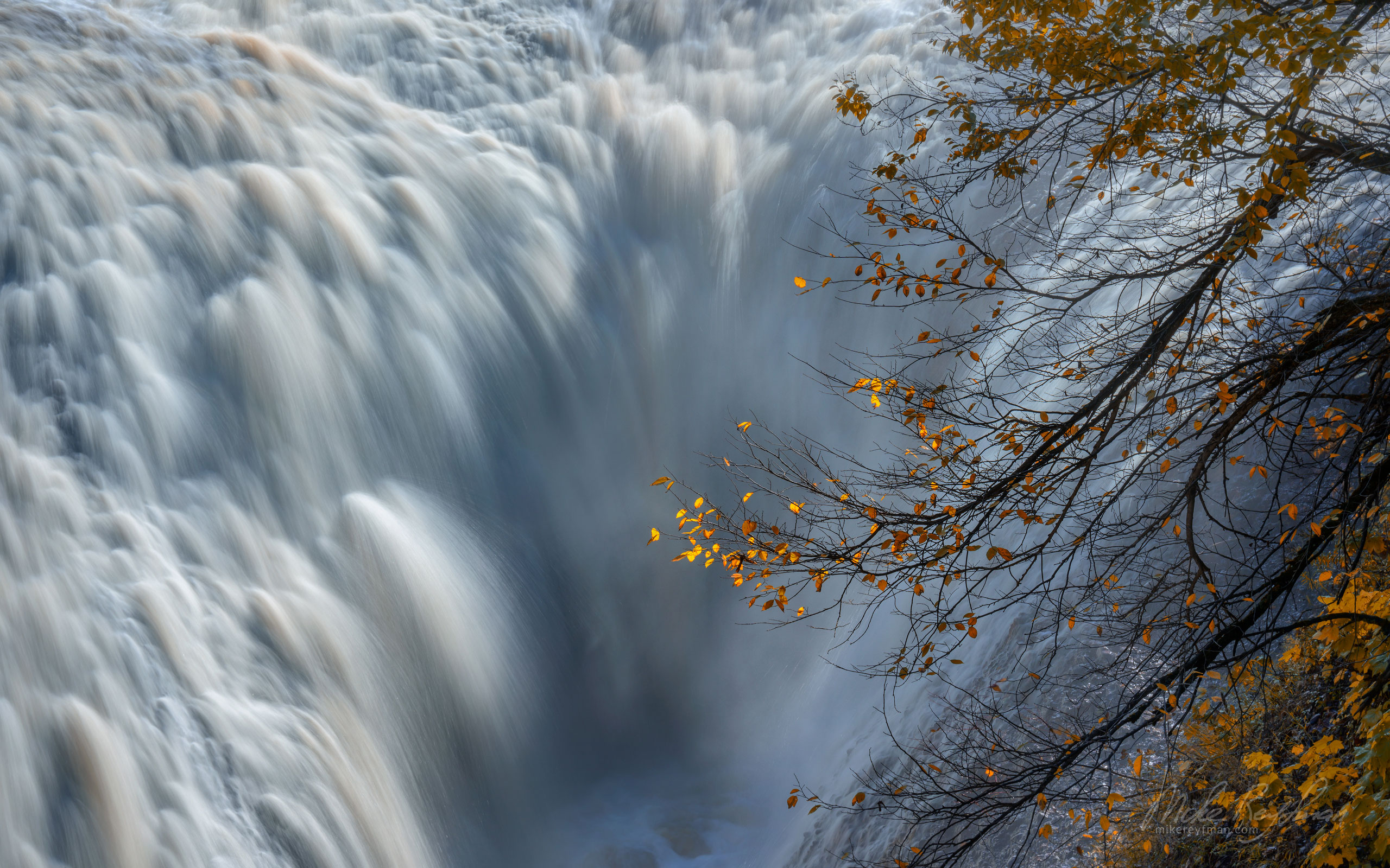 Potawatomi Falls, Black River, Ottawa National Forest, Upper Peninsula, Michigan, USA UP-MI_062_ZRA7089.jpg - Michigan's Upper Peninsula - the best destination in US for fall colors. - Mike Reyfman Photography